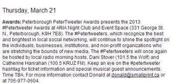 Peter Tweeter Contact Info